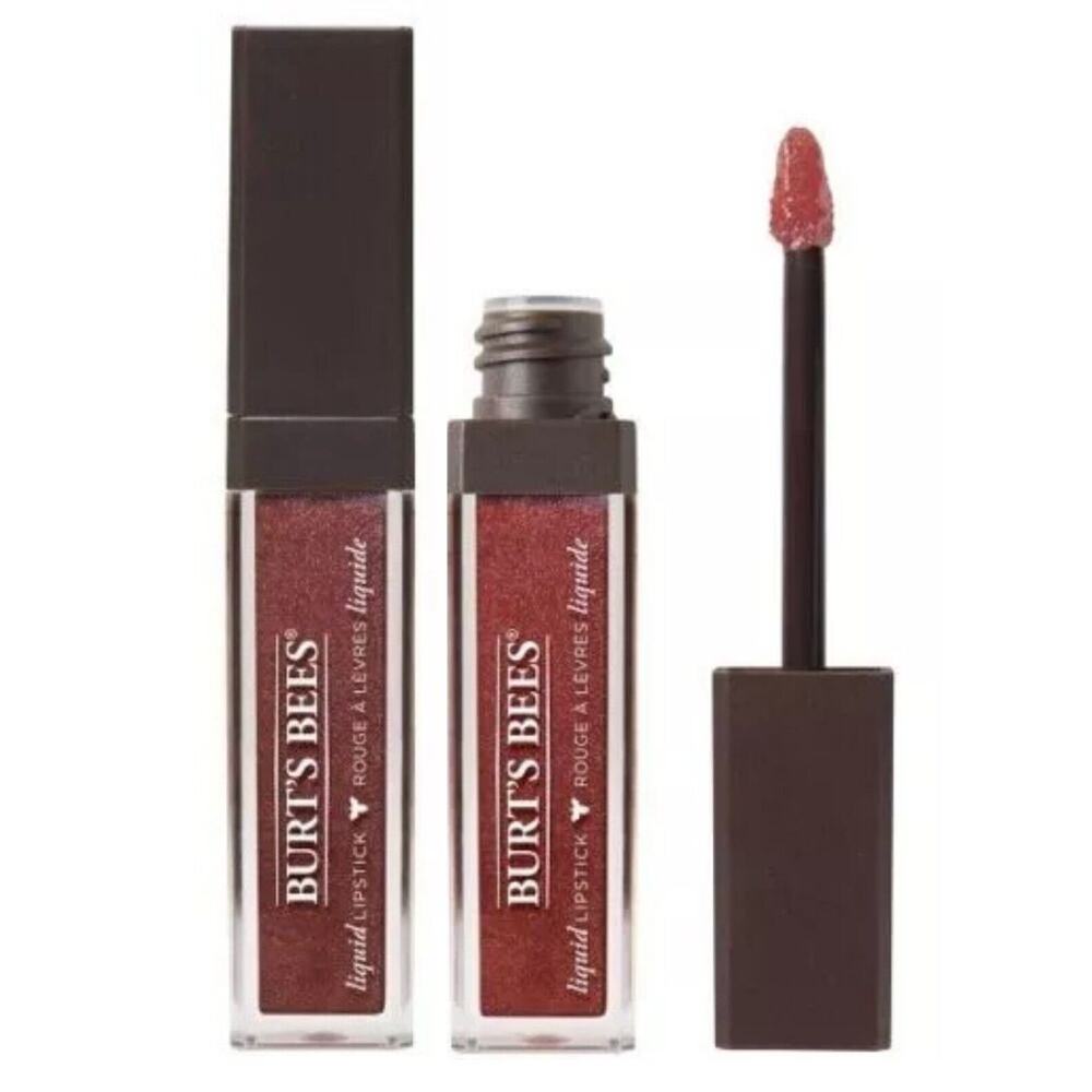 Lot of 2 Burt's Bees Liquid Lipstick Moisturizing 100% Natural 814 PRIMROSE POOL